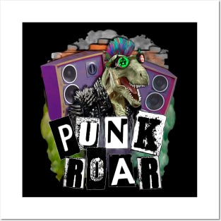 Punk Roar Trex Punk Posters and Art